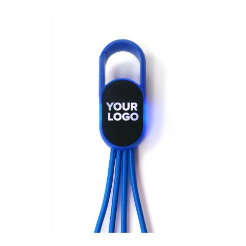 Petit câble de charge bleu