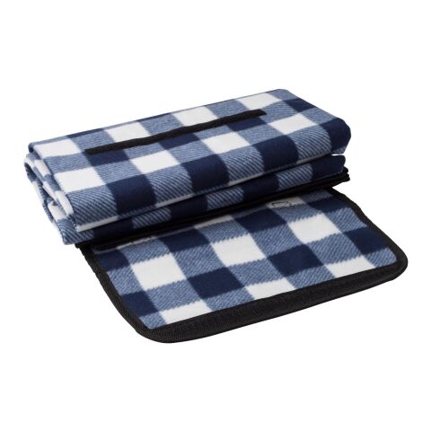 Couverture de pique-nique en rPET Vesper bleu cobalt