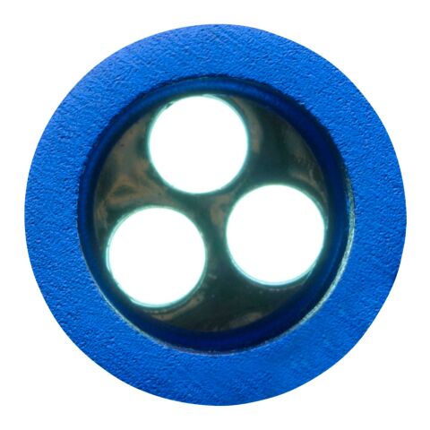 Porte-clés torche 3 LEDS bleu cobalt