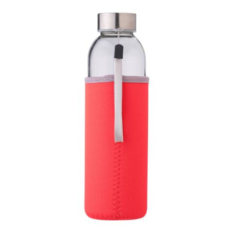 Bouteille en verre d'une contenance de 0,50 L. rouge