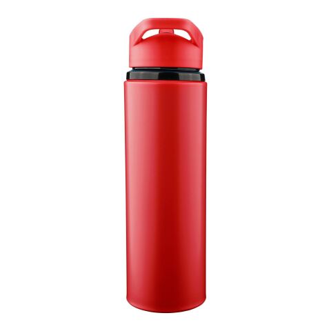 Gourde de 500 ml en acier inoxydable recyclé Zeno rouge