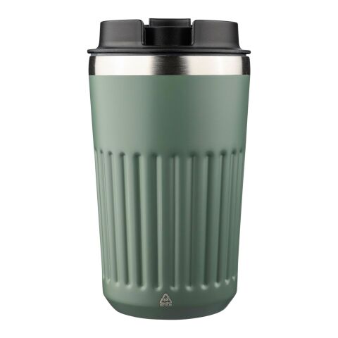Mug double paroi en acier inoxydable recyclé de 400 ml Chiara bleu