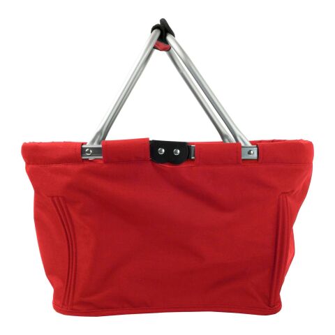 Corbeille shopping pliable rouge