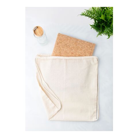 Sac à dos en coton 120 g/m2 beige