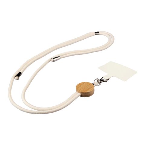 Porte-téléphone lanyard en coton Lucia Martre