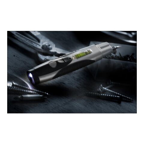 Tournevis, niveau à bulle noir/argent | sans marquage | non disponible | non disponible