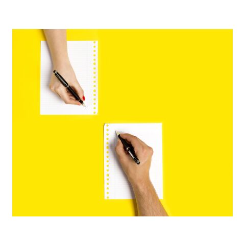 Parure de stylo bille et roller noir | sans marquage | non disponible | non disponible