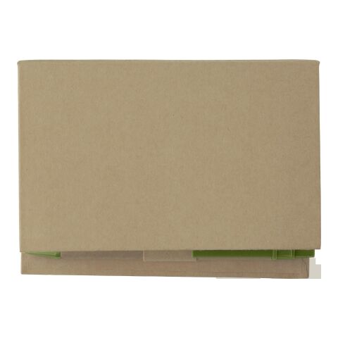 Etui en carton contenant 150 papiers repositionnables vert clair | sans marquage | non disponible | non disponible