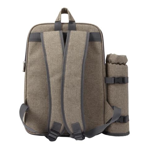 Sac à dos pique-nique en polyester 600D. gris clair | sans marquage | non disponible | non disponible