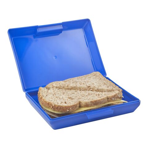 Lunch box en plastique. bleu cobalt | sans marquage | non disponible | non disponible