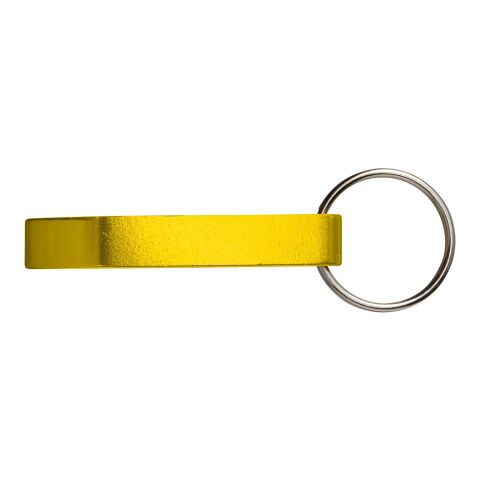 Porte-clés/décapsuleur jaune | sans marquage | non disponible | non disponible