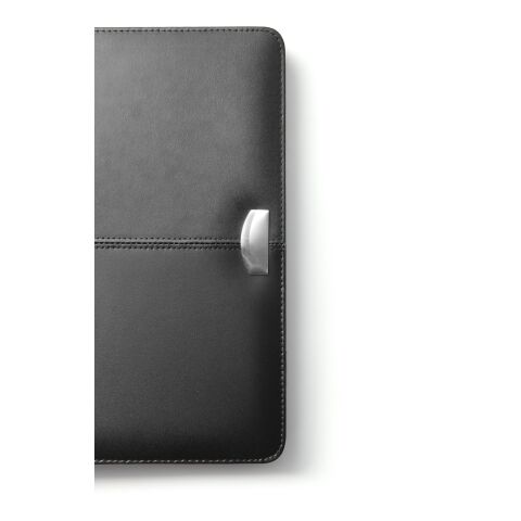 Conférencier A4 en cuir noir | sans marquage | non disponible | non disponible