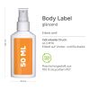 Spray de 50 ml - Spray Solaire SPF 50 - Body Label Blanc | sans marquage