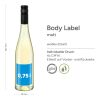 0,75 l Secco en bouteille de verre - Body Label sans marquage