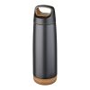 Bouteille isotherme avec revêtement en cuivre - 600&nbsp;ml Standard | noir | sans marquage | non disponible | non disponible