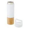 Bouteille Torne de 540 ml en acier inoxydable avec couche de cuivre et isolation par le vide, avec paroi extérieure en bambou Standard | blanc | sans marquage | non disponible | non disponible