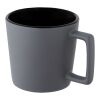 Tasse Cali de 370 ml en céramique avec finition mate Standard | Noir-Gris Mat | sans marquage | non disponible | non disponible