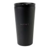 Mug 500ml en acier recyclé RCS Aviana™ Rowan noir | sans marquage | non disponible | non disponible