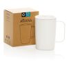 Mug 450ml en acier recyclé RCS Aviana™ Rowan blanc | sans marquage | non disponible | non disponible