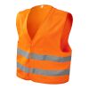 Gilet de sécurité professionnel dans pochette Standard | Orange néon | sans marquage | non disponible | non disponible | non disponible
