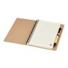 Carnet de note kraft recyclé avec stylo A6 Standard | Naturel-Noir | sans marquage | non disponible | non disponible | non disponible