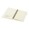 Cahier à spirales Liss A5 à couverture rigide en plastique recyclé blanc