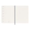 Agenda XL 12 mois Moleskine à couverture souple Standard | Bleu saphir | sans marquage | non disponible | non disponible