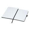 Carnet A5 Honua en papier recyclé avec couverture en PET recyclé Standard | Noir | sans marquage | non disponible | non disponible | non disponible