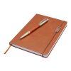 Ensemble Legato comprenant carnet A5, stylo bille et stylo roller  Standard | Marron | sans marquage | non disponible | non disponible