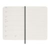 Agenda de poche hebdomadaire 12 mois Moleskine à couverture souple Standard | Noir | sans marquage | non disponible | non disponible