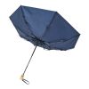 Parapluie en PET recyclé pliable 21" à ouverture/fermeture automatique Bo Standard | Deep blue | sans marquage | non disponible | non disponible | non disponible
