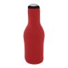 Manchon Fris en néoprène recyclé pour bouteille Standard | Rouge | sans marquage | non disponible | non disponible | non disponible