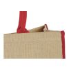 Grand Sac Shopping Jute Standard | Naturel-Rouge | sans marquage | non disponible | non disponible