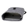 Sacoche dessus enroulable Felta de 13&nbsp;L en feutre recyclé certifié GRS Standard | Gris | sans marquage | non disponible | non disponible | non disponible