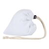 Sac fourre-tout pliable en coton recyclé GRS « Madras Blend » 140 g/m², 7 L blanc