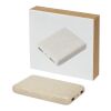 Batterie de secours Asama de 5 000 mAh en paille de blé Standard | Beige | sans marquage | non disponible | non disponible