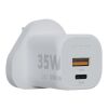 Chargeur mural Xtorm XEC035 GaN² Ultra de 35 W - Prise britannique Standard | Blanc | sans marquage | non disponible | non disponible