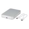 Batterie externe magnétique Avis 10 000 mAh en aluminium recyclé RCS Argent