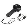 Ventilateur portable en plastique recyclé Aervia Standard | Noir | sans marquage | non disponible | non disponible