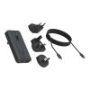 Chargeur de voyage rapide 65&nbsp;W avec câble et étui de voyage Xtorm Standard | Noir | sans marquage | non disponible | non disponible