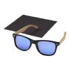 Lunettes de soleil polarisées miroir Hiru en rPET/bois dans coffret cadeau Standard | Bois | sans marquage | non disponible | non disponible