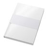 Carnet A5 à couverture rigide et brillante Novella Brontë avec 100&nbsp;feuilles Blanc | sans marquage | non disponible | non disponible