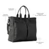 VINGA Sac de bureau hybride Baltimore noir | sans marquage | non disponible | non disponible