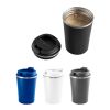 PHELPS. Tasse de voyage 470mL en acier inox et PP Noir | sans marquage