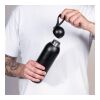 Sagaform Bouteille en acier Tekla (recyclé) 500 ml Noir