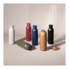 Sagaform Tekla Bouteille en acier avec bouchon poussoir (recyclé) 500 ml Noir | sans marquage | non disponible | non disponible