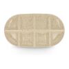 Plat de service en céramique Sagaform Ditte 36 x 20 cm Beige
