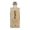 Bouteille en verre recyclé InSideOut Square ReuuZ avec bouchon en liège 1 L Transparent