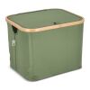 Panier pliant InSideOut avec couvercle Sogne 40.5 x 33 x 30cm Vert olive | sans marquage | non disponible | non disponible