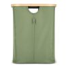 Panier pliant InSideOut avec couvercle Sogne 40.5 x 33 x 42cm Vert olive